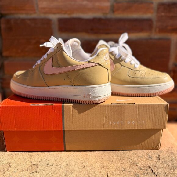 2001 Nike Air Force 1 Low Linen Atmostphere CO.JP Vintage Japan Exclusive OG 9 main image 4
